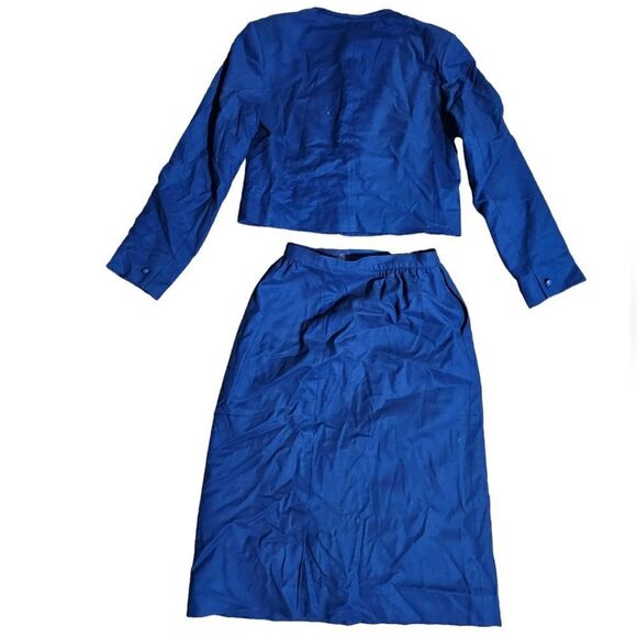 Women's PENDLETON 2 Piece Wool Skirt Suit Size 8 - Picture 4 of 6